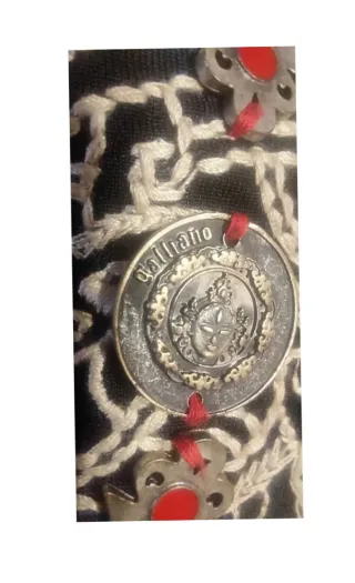 Vestido Galliano Negro Talla XS