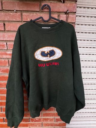 Felpa Wu Wear Vintage Logo Ricamato