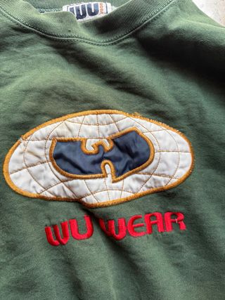 Felpa Wu Wear Vintage Logo Ricamato