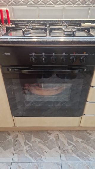 Horno Aspes con cocina de gas