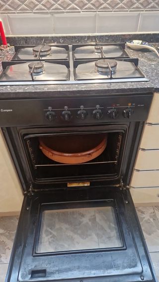 Horno Aspes con cocina de gas