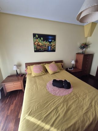 Cama Matrimonio Madera (1,60) + colchon