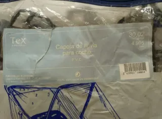 Funda Protectora Silla de Paseo Transparente