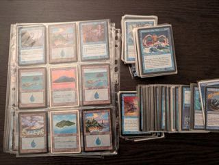 Lotto carte Magic The Gathering Blu