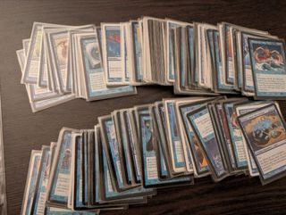 Lotto carte Magic The Gathering Blu