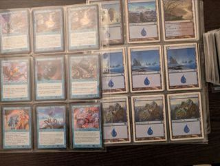 Lotto carte Magic The Gathering Blu