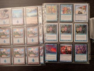 Lotto carte Magic The Gathering Blu