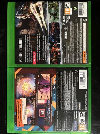 Juegos Xbox One 25€/unidad