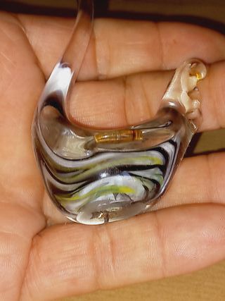 Pequena Estatueta de Cisne em vidro de Murano