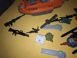 Lancha Gijoe Devilfish y accesorios Gi Joe