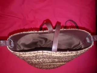 Bolso Adolfo Dominguez Beige y Marrón Nuevo