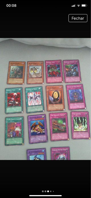 Lote 14 cartas antigas Konami