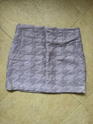 Conjunto Falda y Chaqueta Morado