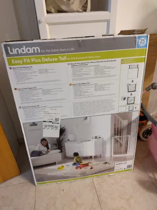 Barrera de seguridad Lindam Easy Fit Plus