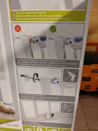 Barrera de seguridad Lindam Easy Fit Plus