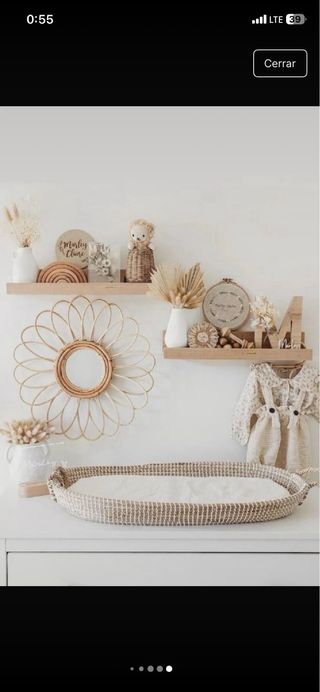 Cambiador bebé Maison du Monde + 2 fundas