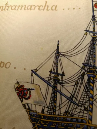 PAÑUELO DE SEDA DE LOEWE SEÑALES DE DÍA Y NOCHE