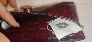 Bolso pequeño burdeos