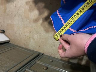 Traje Flamenca Azul y Rosa