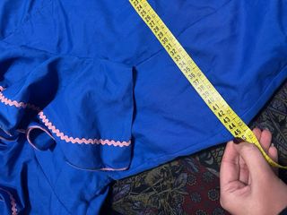 Traje Flamenca Azul y Rosa