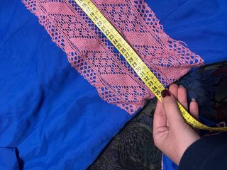Traje Flamenca Azul y Rosa