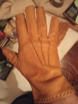 2 Guantes Moto/Nieve/Frío Marrón y Azul