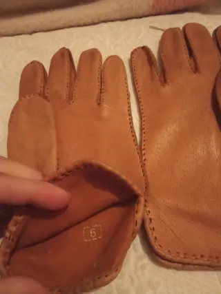 2 Guantes Moto/Nieve/Frío Marrón y Azul