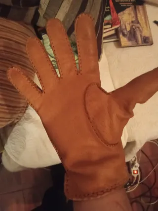 2 Guantes Moto/Nieve/Frío Marrón y Azul