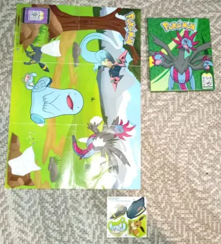 Poster Pokémon McDonald's a elegir +stikers detrás