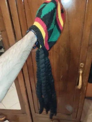 Cappello Giamaica Dreadlocks Carnevale Bob Marley