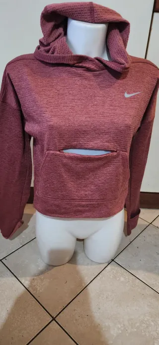 Felpa Nike Donna Borgogna Taglia S