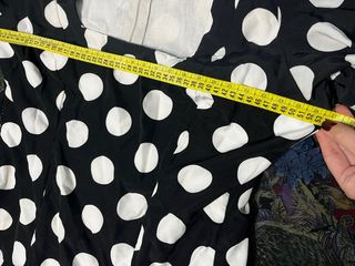 Traje de flamenca lunares blanco y negro