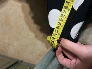 Traje de flamenca lunares blanco y negro