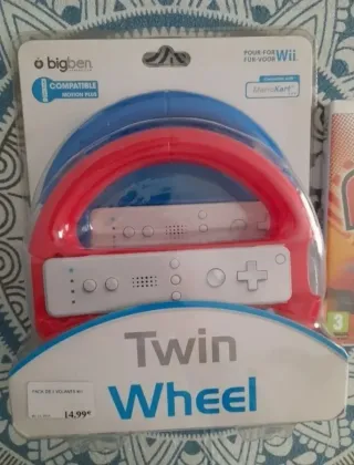 NUEVO. 2 Cañas telescópicas: juegos pescar wii-U