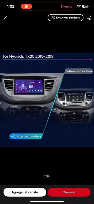 Radio Coche Pantalla para Hyundai