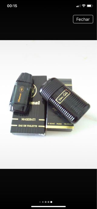 2 Miniaturas Perfume Coleção Maserati Van Gils