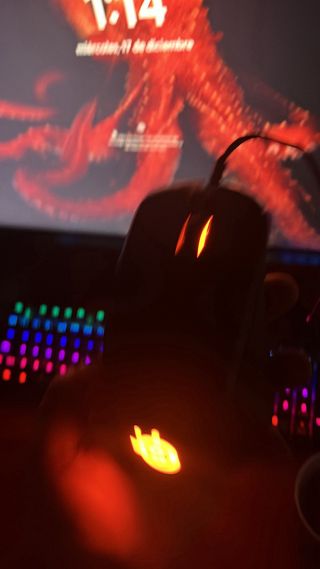 Ratón SteelSeries RGB Naranja/Rojo