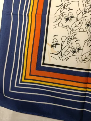 PAÑUELO DE SEDA DE NARANJITO MUNDIAL FÚTBOL 1979