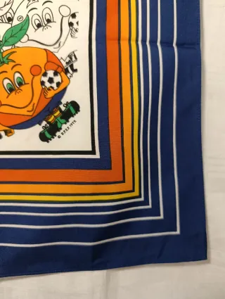 PAÑUELO DE SEDA DE NARANJITO MUNDIAL FÚTBOL 1979