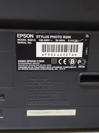 Impresora Epson Stylus Photo R200 de 6 cartuchos