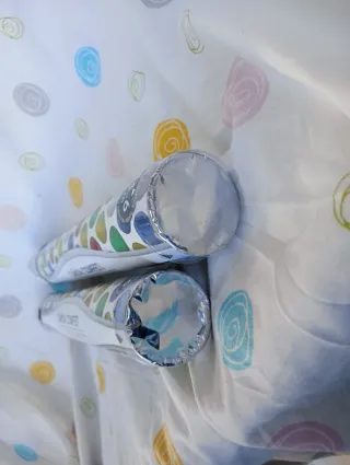 Canhões de confeti para o ano novo