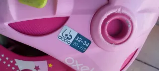 Patines Oxelo Rosas Extensibles 32-34