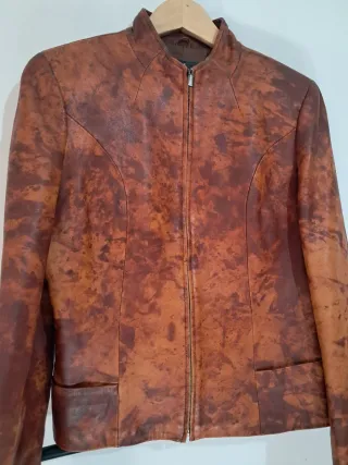 Giubbotto in pelle vintage Taglia 38