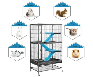 Jaula 2 pisos, chinchillas, hurones, conejos, etc.