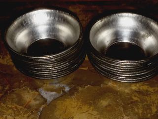 25 Formas redondas em Aluminio para pastelaria