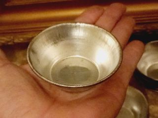 25 Formas redondas em Aluminio para pastelaria