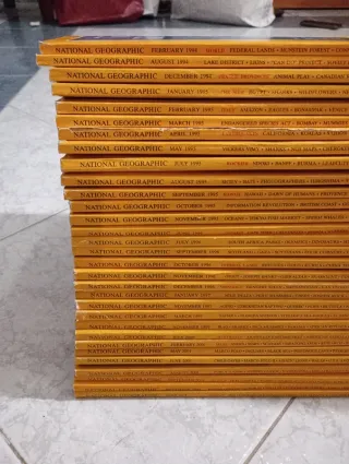 Coleção / lote livros nacional geographic ingles