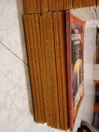 Coleção / lote livros nacional geographic ingles