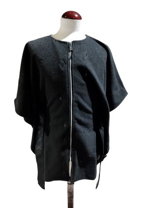 Poncho Desigual Talla Única Negro