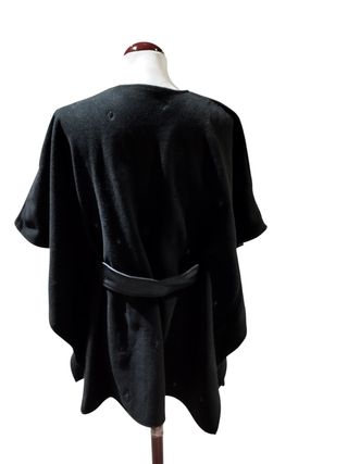 Poncho Desigual Talla Única Negro